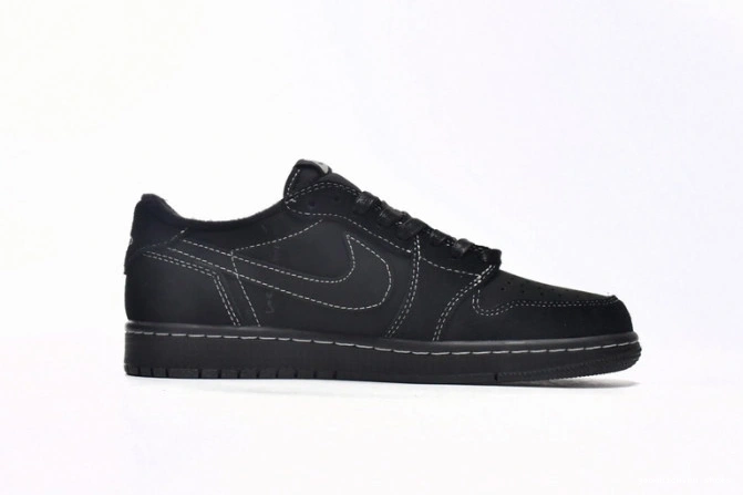 Rep Black Travis Jordan Air x 1 Low Scott Phantom OG DM7866-001 0819